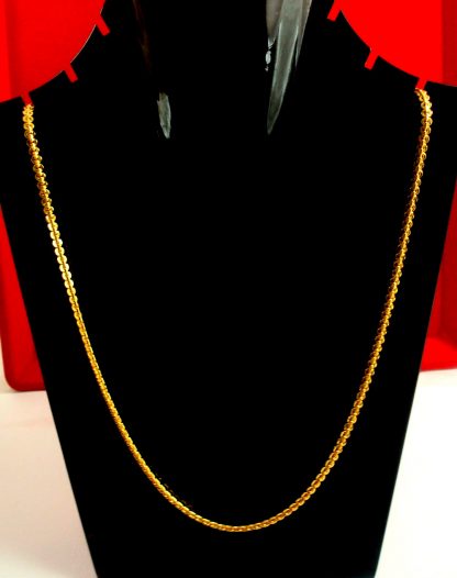Designer Classy Royal Look Golden Chain Wear With Any Pendant DC23