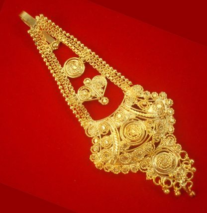 Indian Bollywood Golden Light Weighted Passa For Wedding PS19