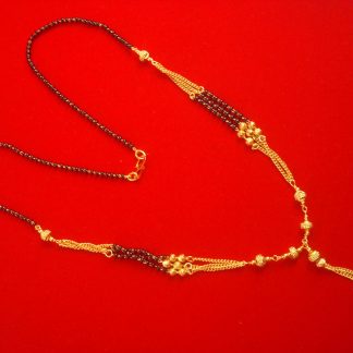 Three Line Daily Wear Mangalsutra for Women, Cute Diwali Gift For Wife