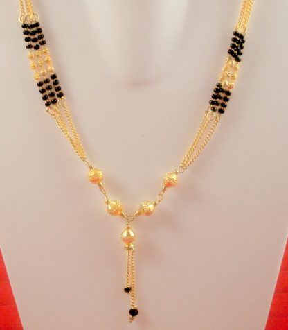 Daily Wear 3 Line Mangalsutra for Women, Cute Gift for Wife DM37