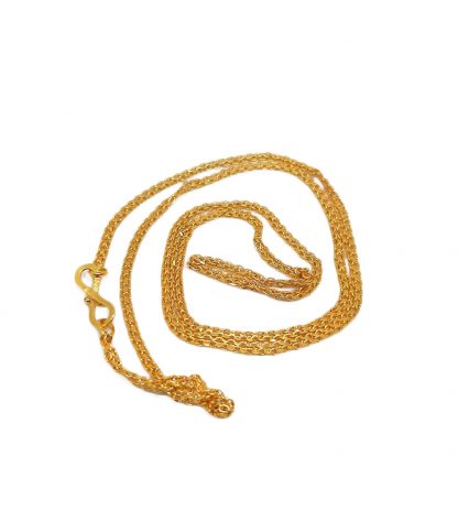 Designer Classy Golden Sleek Chain Attached With Any Pendant DC31