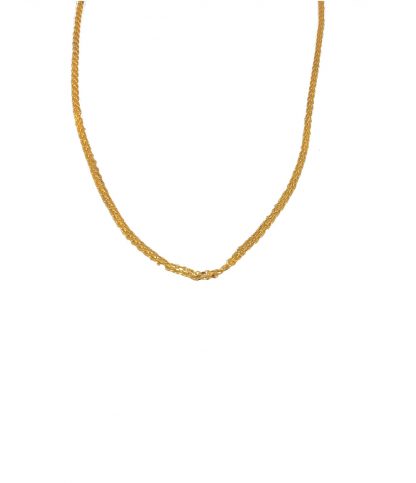 Designer Classy Golden Sleek Chain Attached With Any Pendant DC31