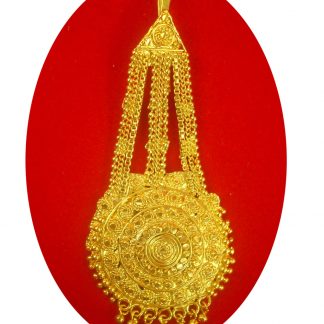 Imitation Jewelry Royal Touch Designer Traditional Handmade Golden Muslim Bridal Passa Wedding Wear, Gift For Her PS22