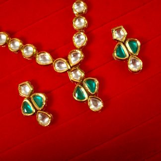 Imitation jewelry Trending Kundan Collection For Newly Bride Necklace Earring set NH85