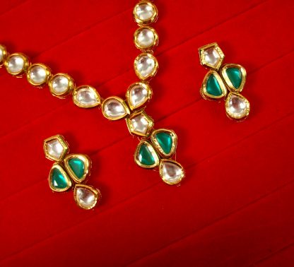 Imitation jewelry Trending Kundan Collection For Newly Bride Necklace Earring set NH85