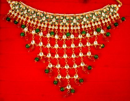 Wedding Wear Indian Traditional Bollywood Multi color Padmavati Choker Set For Women New Year Gift For Her NA33B