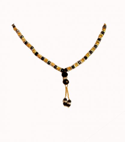 Artificial Jewlery Designer Black Sleek Light Weighted Daily Wear Mangalsutra Gift For Her DM62