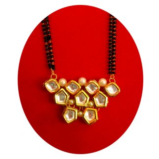 Imitation Jewlery Premium Kundan Mangalsutra FOr NEwly Wed Bride Anniversary gift For Wife DM65