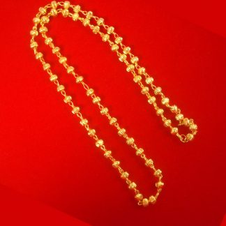 Imitation Jewelry Classy Golden Ball Designer Chain Wedding Wear Chain Easy To Wear With Indo Western DC34