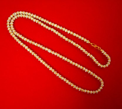 Imitation Jewelry Party Wear Handmade Stunning Long Golden Sleek Chain Christmas Gift For Her DC35