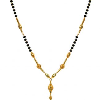 Imitation Jewelry Daily Wear Golden Sleek Light Weighted Elegant Look Mangalsutra Gift For Wife