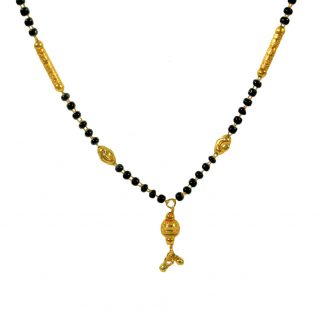 Imitation Jewelry Daily Wear Golden Sleek Light Weighted Elegant Look Mangalsutra Gift For Wife DM81