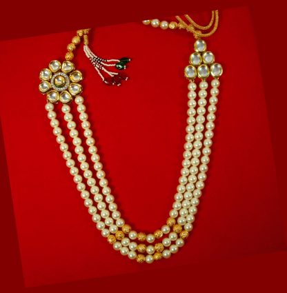 Imitation Jewelry Wedding Wear Designer Multi Layer kundan Brooch Necklace Especially For Engagement Wear DN17