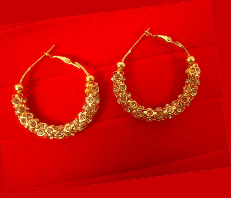 Imitation Jewelry Wedding Wear Golden Designer Classy Wine Shade Zircon Sleek Round Girlish Necklace Set Nh99
