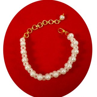 Imitation Fashion Jewelry White Pearl Classy For Office Wear Bracelet For Girls CB27