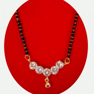 Daily Wear Cute Round Zircon Mangalsutra Gift for Women GM12