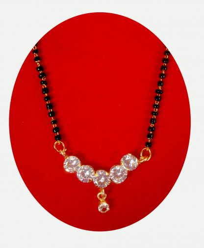 Daily Wear Cute Round Zircon Mangalsutra Gift for Women GM12