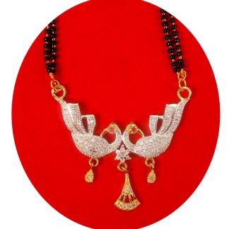 Fashion Jewelry Zircon Peacock Mangalsutra for Women, Gift for Wife MS221P