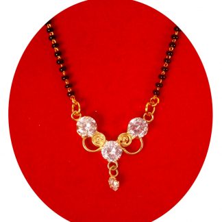 Fashion Jewelry Daily Wear Cute Round Zircon Mangalsutra Gift for Women GM21