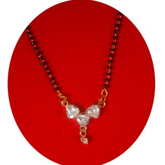 Fashion Jewelry Daily Wear Long Lasting Heart Zircon Mangalsutra For Woman GM25