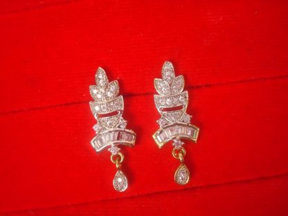 Fashion Jewelry Daily Wear Zircon Tiny Earring With Small Hanging Christmas Gift For Her TE35