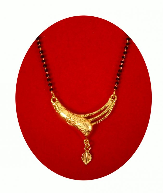 Fashion Jewelry Designer Unique Golden Plated Mangalsutra Valentine Gift For Wife GM28