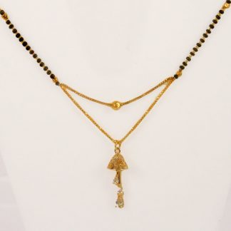 Fashion Jewelry Digital Dress Women's Pride Daily wear Golden  Mangalsutra Gift For Wife DM60