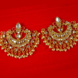 Fashion Jewelry Gold Plated Orange Ethnic Traditional Handmade Jhumki Gift For Her JM86A
