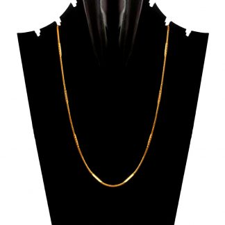 Fashion Jewelry Golden Sleek Light Weighted Royal Look Chain Gift For Her DC41