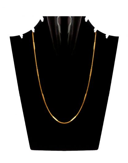 Fashion Jewelry Golden Sleek Light Weighted Royal Look Chain Gift For Her DC41