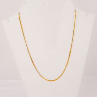 Fashion Jewelry Golden Sleek Light Weighted Royal Look Chain Gift For Her DC42