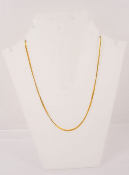 Fashion Jewelry Golden Sleek Light Weighted Royal Look Chain Gift For Her DC42