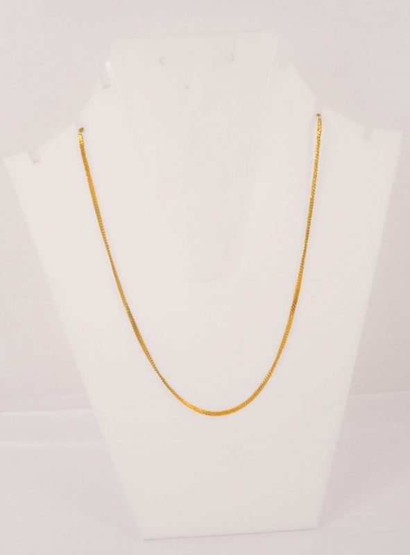 Fashion Jewelry Golden Sleek Light Weighted Royal Look Chain Gift For Her DC42
