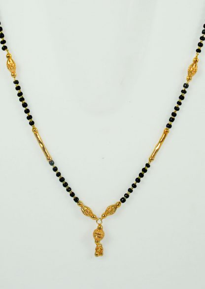 Fashion Jewelry Handmade gold beads Mangalsutra Necklace Chain, Gift for Wife GM15