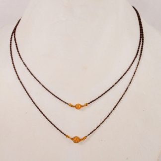 Fashion Jewelry Two Line Mangalsutra for Women, Cute Gift for Wife DM95