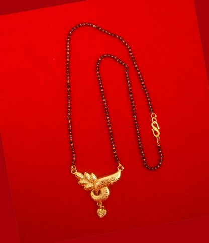 Fashion Jewelry Unique Designer Gold Plated Daily Wear Mangalsutra Chain Gift For Wife DM77B