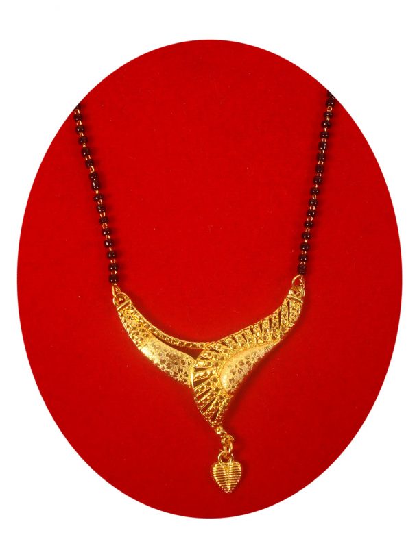 Fashion Jewelry Unique Designer Gold Plated Daily Wear Mangalsutra Chain Gift For Wife GM27