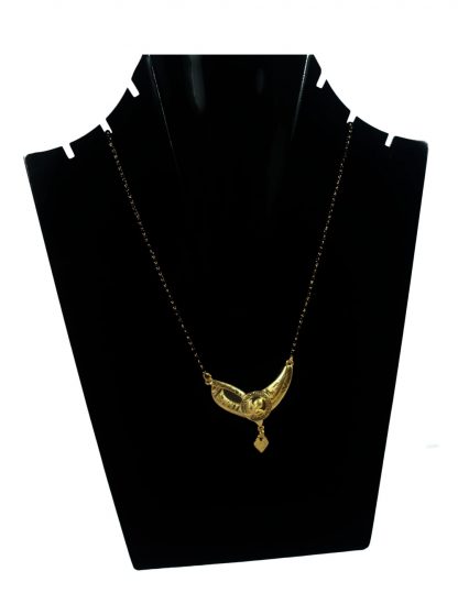 Fashion Jewelry Round Designer Gold Plated Daily Wear Mangalsutra Chain Gift For Wife GM30