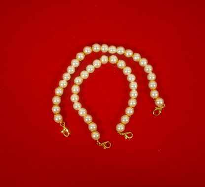 Imitation Jewelry Creamy Pearl Necklace Extender Pearl Extender Chain Necklace Lengthen-er Choker Extender Bridal Jewelry Accessories Necklace Extension, Add-On DR36