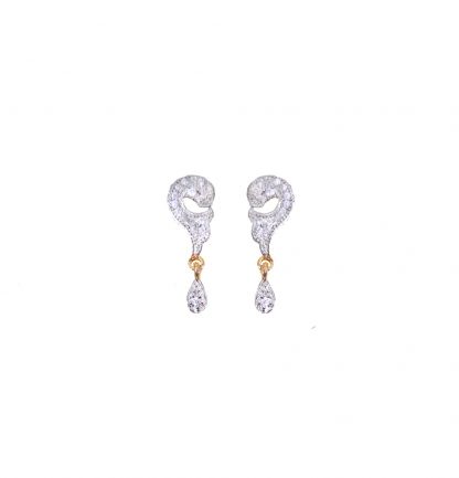 Daphne Stylish Zircon Daily Wear Earring Diwali Gift For Wife MS39